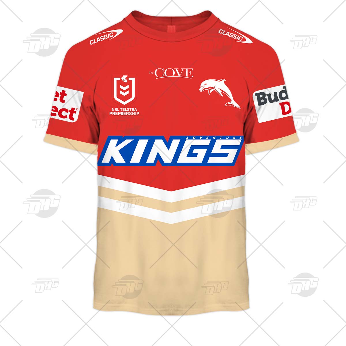 Personalised NRL Dolphins 2023 Home - Famjoys Personalised NRL Dolphins 2023 Home - Famjoys