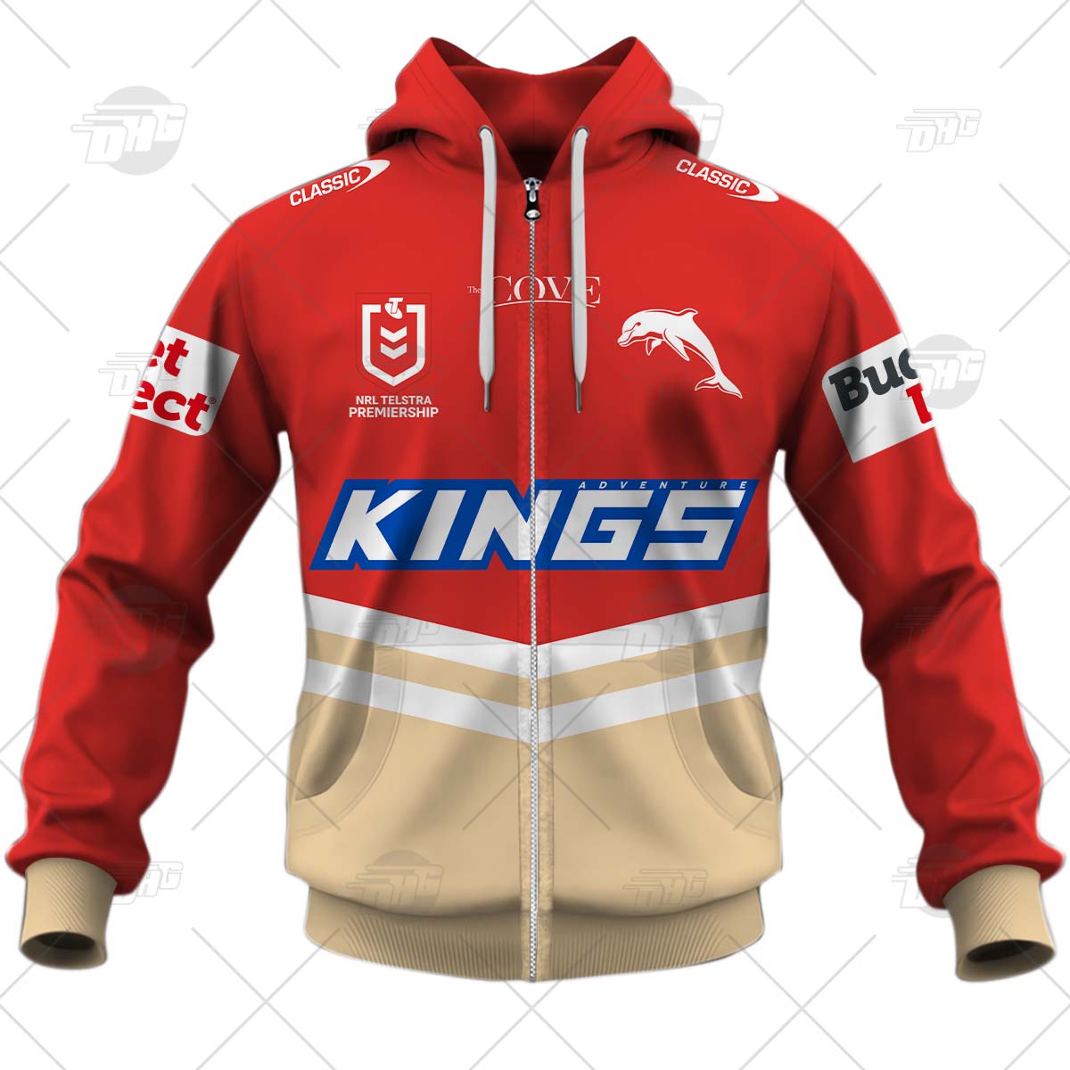 Personalised NRL Dolphins 2023 Home - Famjoys Personalised NRL Dolphins 2023 Home - Famjoys