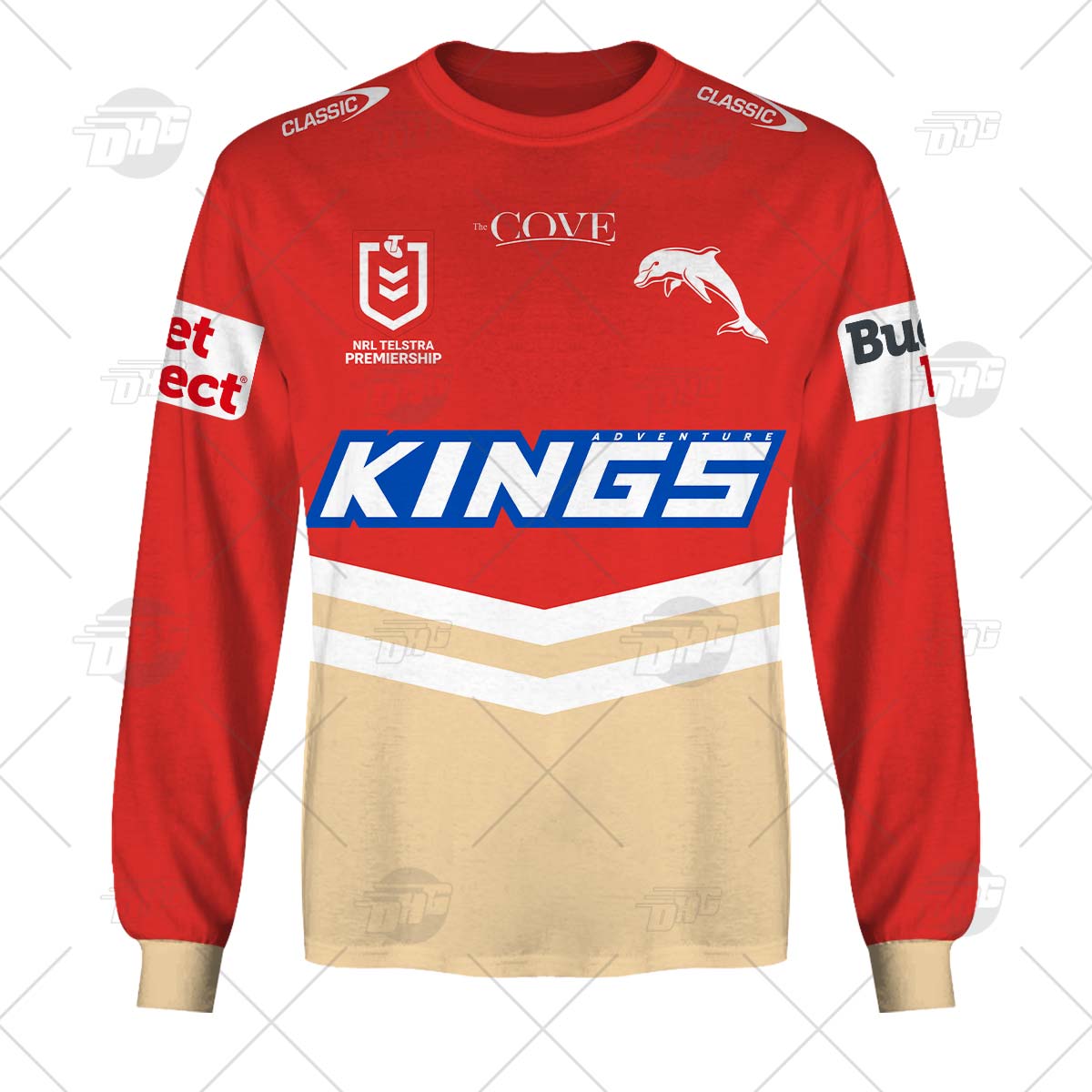 Personalised NRL Dolphins 2023 Home - Famjoys Personalised NRL Dolphins 2023 Home - Famjoys