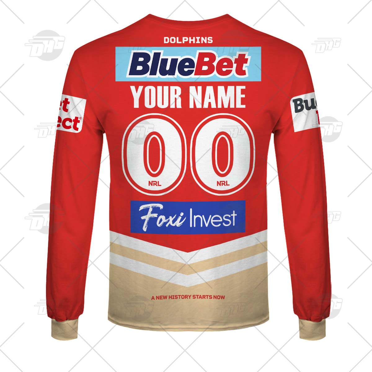 Personalised NRL Dolphins 2023 Home - Famjoys Personalised NRL Dolphins 2023 Home - Famjoys