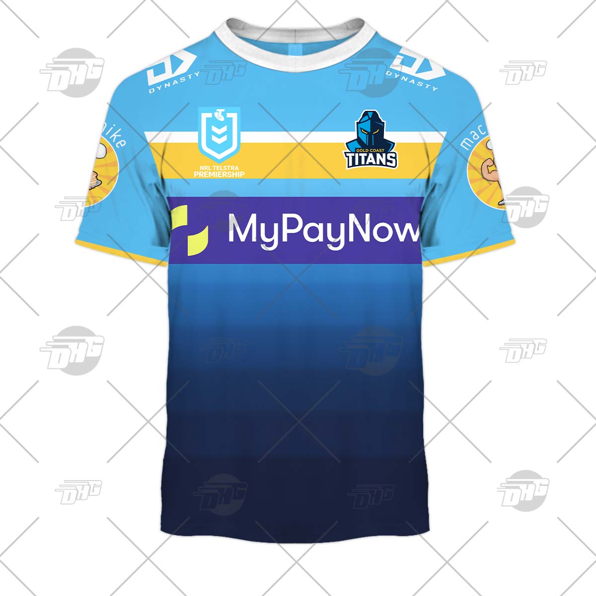 Personalised NRL Gold Coast Titans 2023 Home - Famjoys Personalised NRL Gold Coast Titans 2023 Home - Famjoys