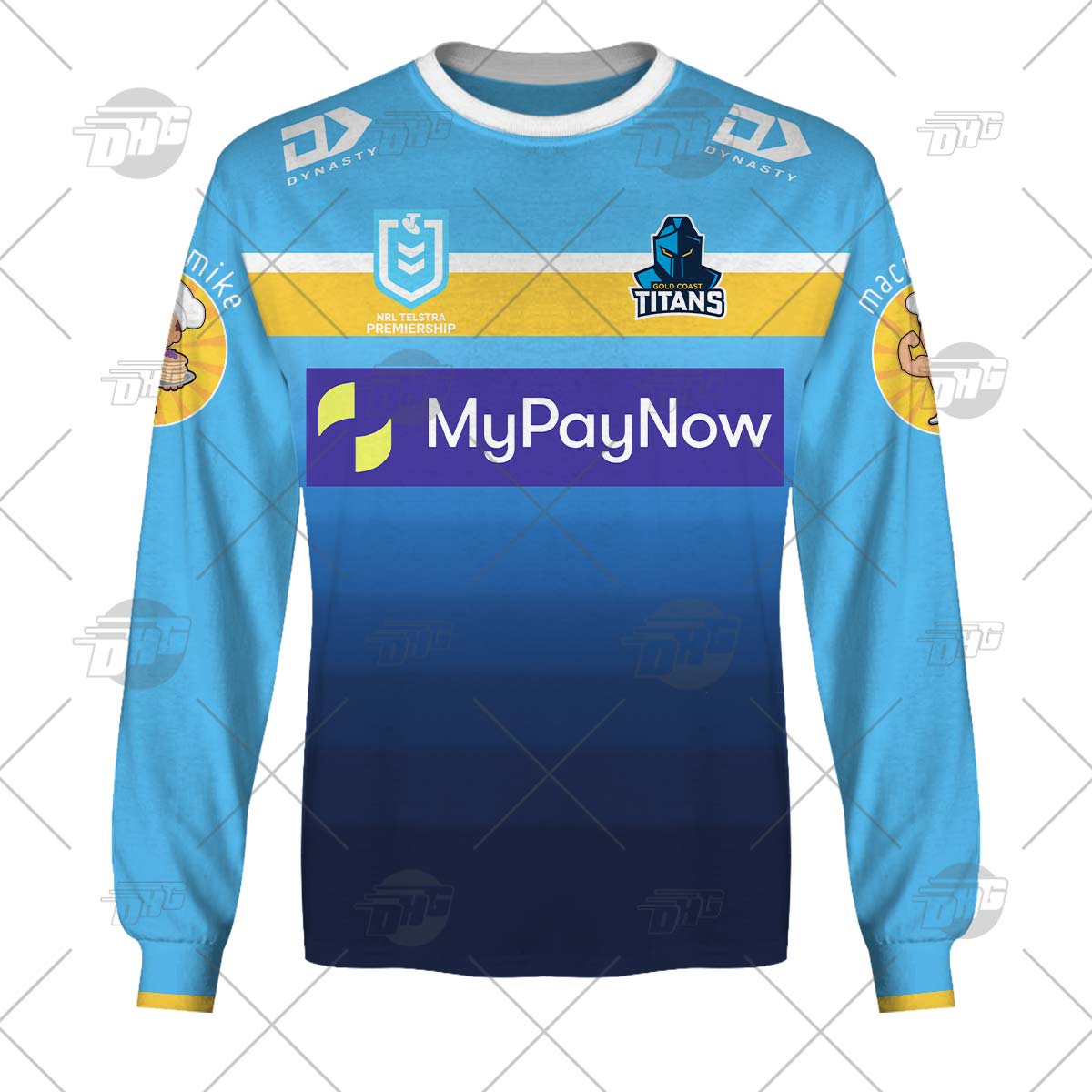 Personalised NRL Gold Coast Titans 2023 Home - Famjoys Personalised NRL Gold Coast Titans 2023 Home - Famjoys