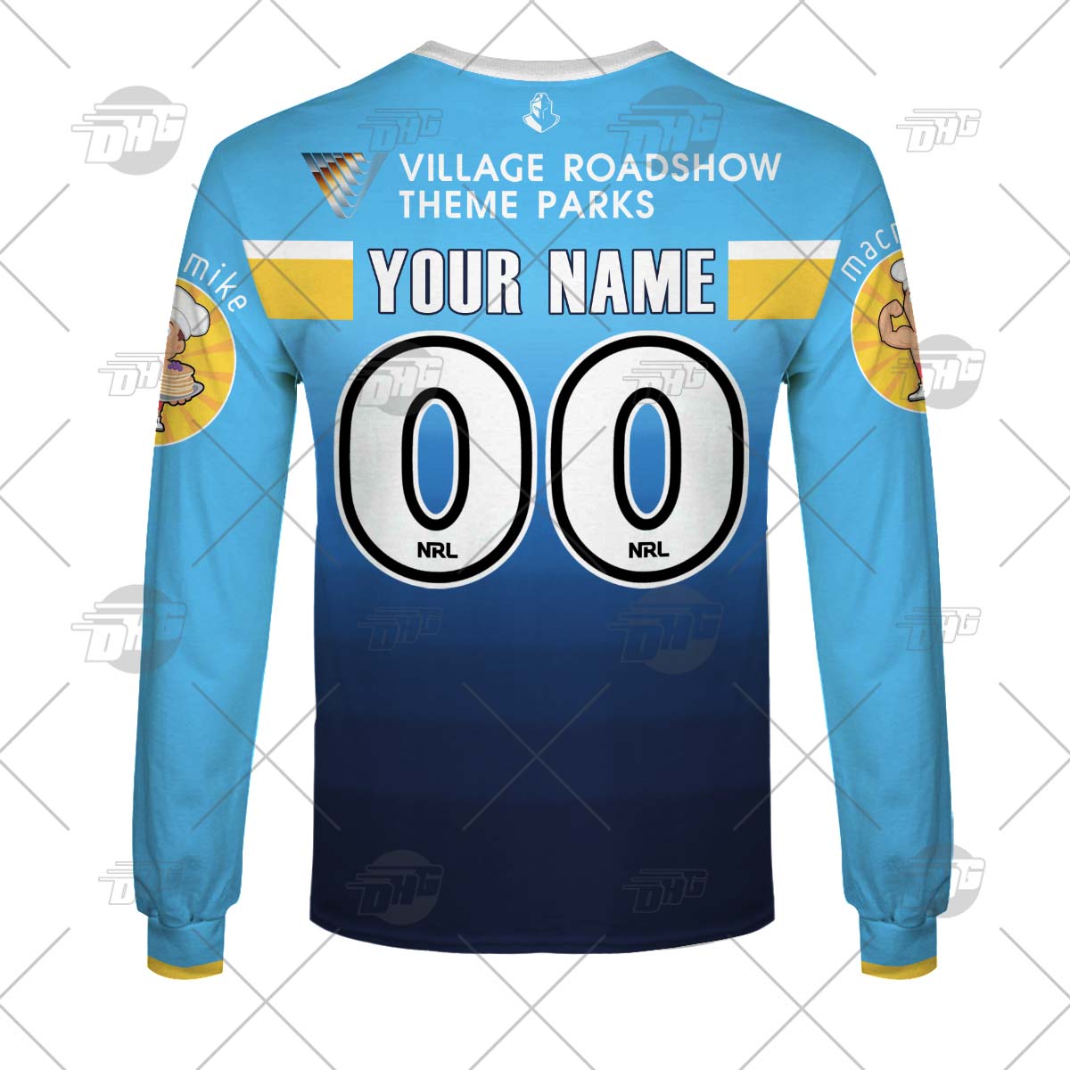 Personalised NRL Gold Coast Titans 2023 Home - Famjoys Personalised NRL Gold Coast Titans 2023 Home - Famjoys