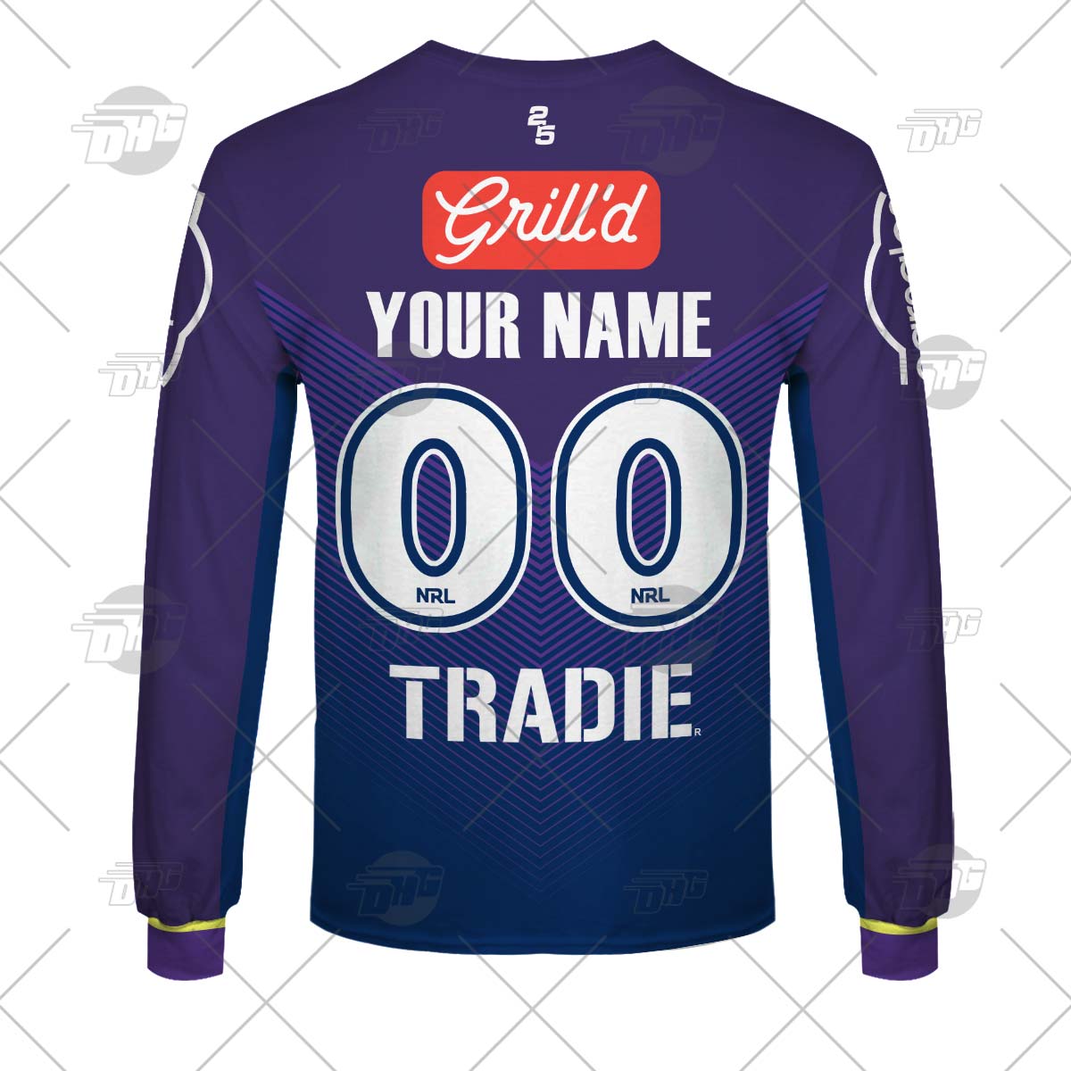 Personalised NRL Melbourne Storm 2023 Home - Famjoys Personalised NRL Melbourne Storm 2023 Home - Famjoys