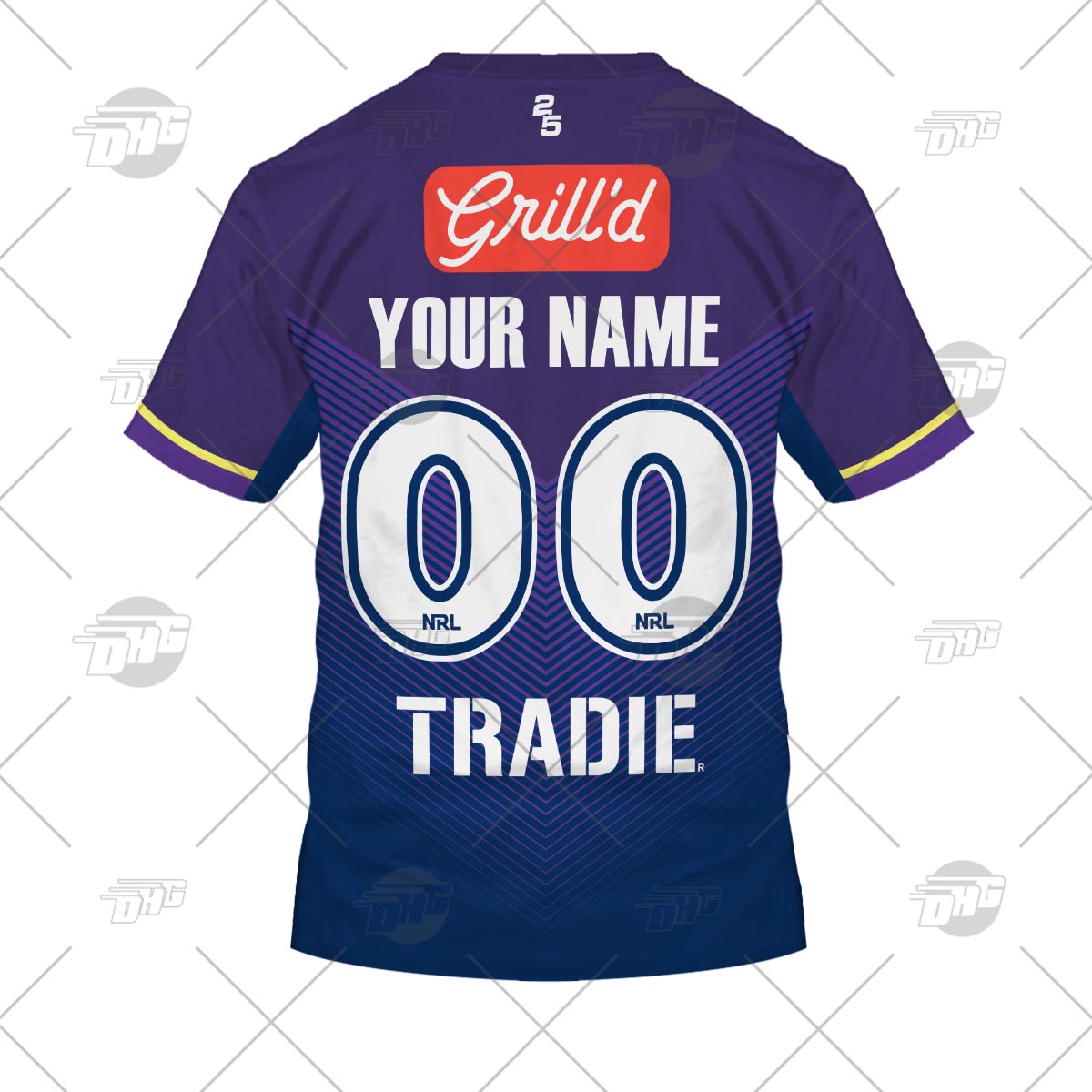 Personalised NRL Melbourne Storm 2023 Home - Famjoys Personalised NRL Melbourne Storm 2023 Home - Famjoys