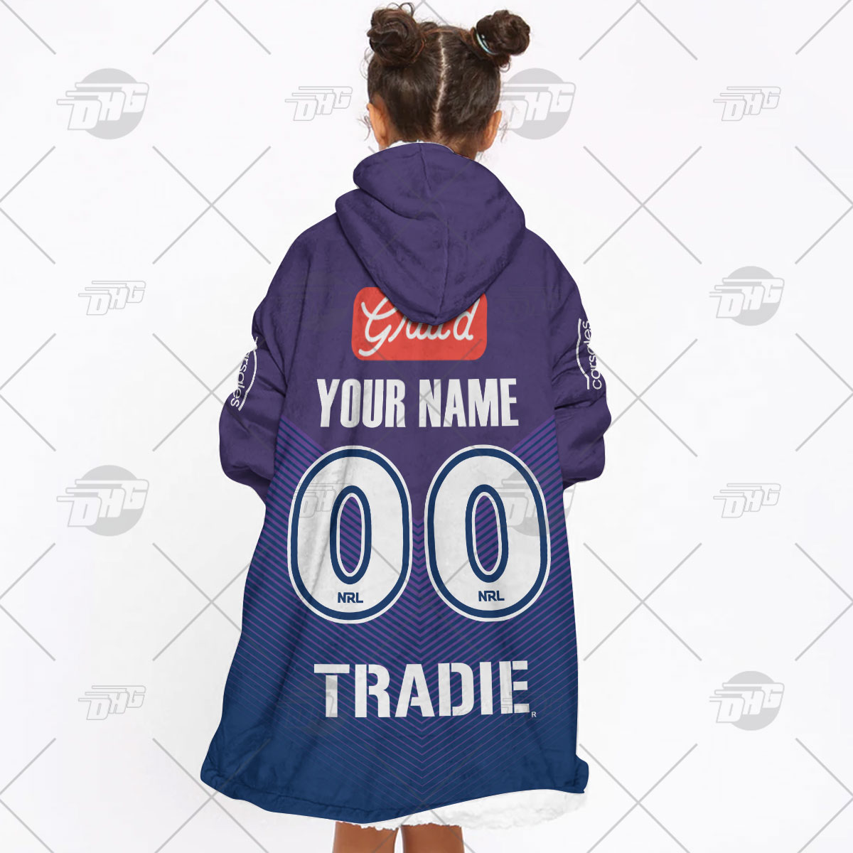 Personalised NRL Melbourne Storm Oodie 2023 Home - Famjoys Personalised NRL Melbourne Storm Oodie 2023 Home - Famjoys