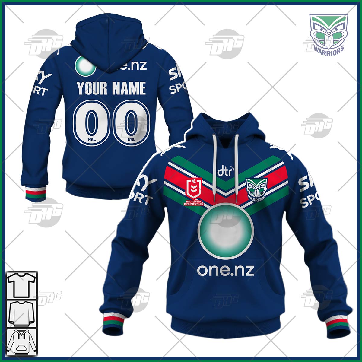 Personalised NRL New Zealand Warriors 2023 Home - Famjoys Personalised NRL New Zealand Warriors 2023 Home - Famjoys