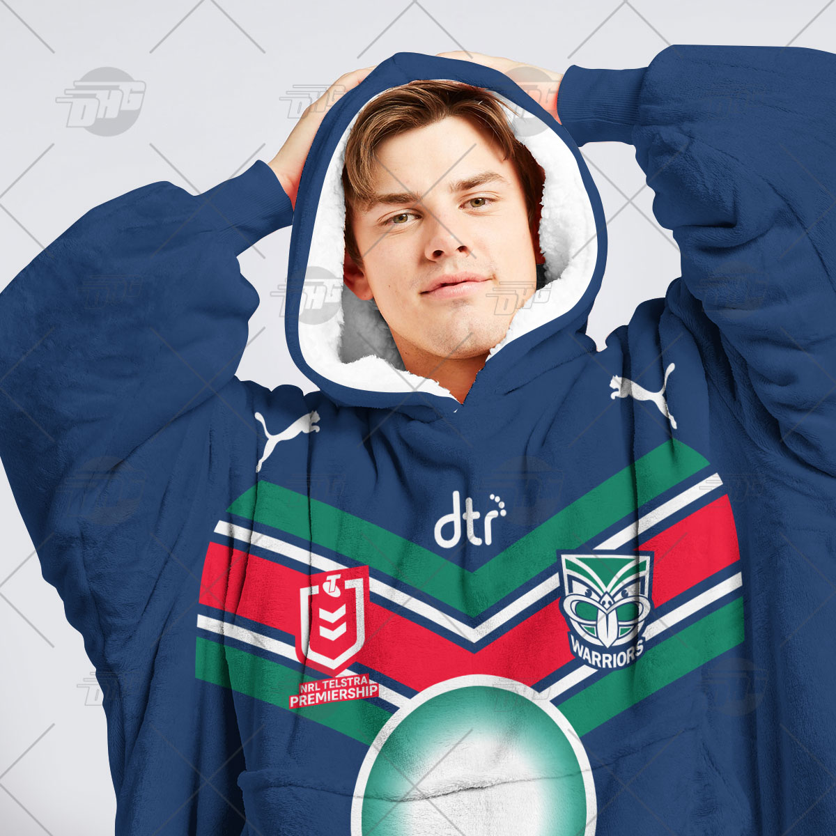 Personalised NRL New Zealand Warriors Oodie 2023 Home - Famjoys Personalised NRL New Zealand Warriors Oodie 2023 Home - Famjoys