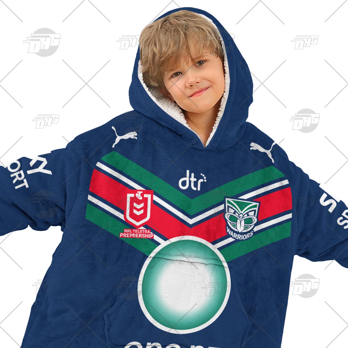 Personalised NRL New Zealand Warriors Oodie 2023 Home - Famjoys Personalised NRL New Zealand Warriors Oodie 2023 Home - Famjoys