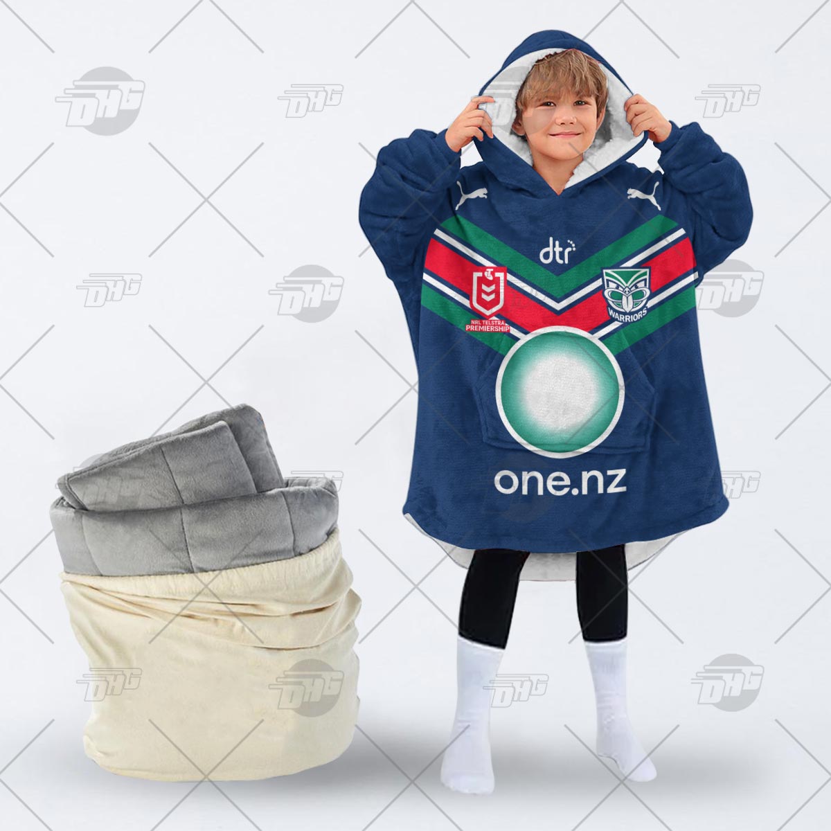 Personalised NRL New Zealand Warriors Oodie 2023 Home - Famjoys Personalised NRL New Zealand Warriors Oodie 2023 Home - Famjoys