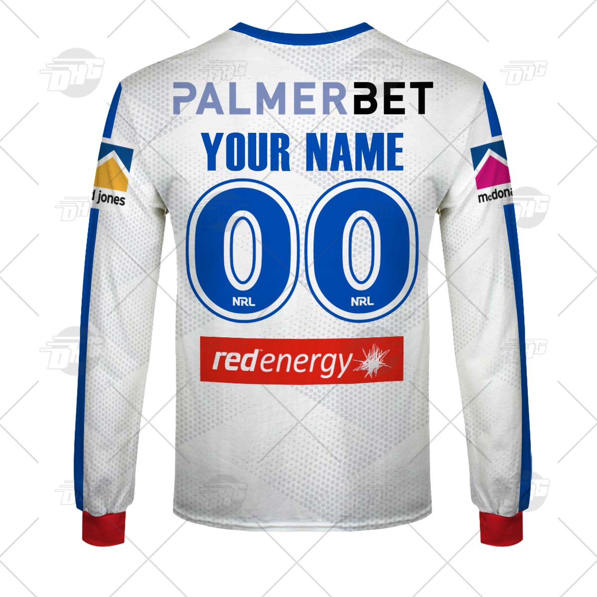 Personalised NRL Newcastle Knights 2023 Away - Famjoys Personalised NRL Newcastle Knights 2023 Away - Famjoys