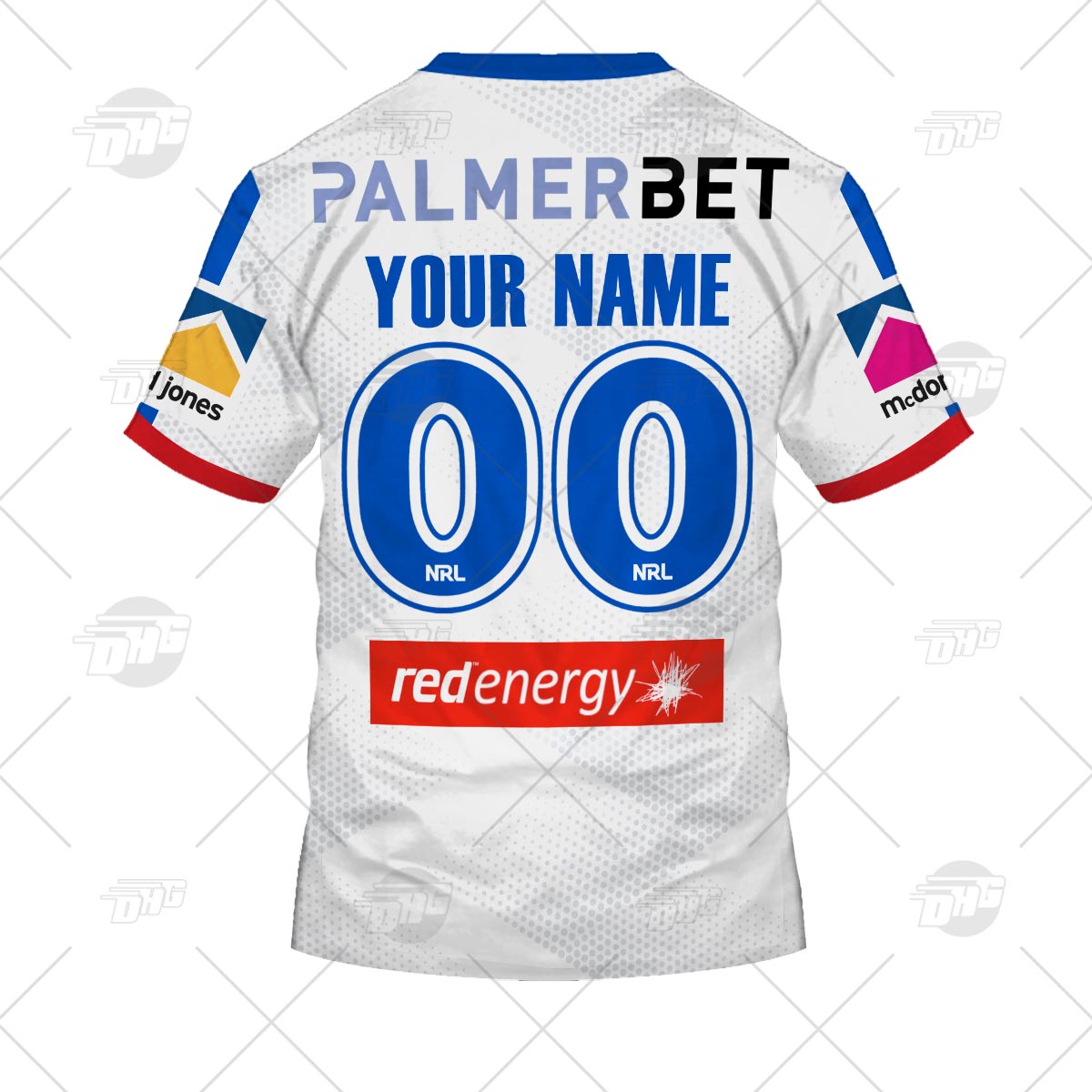 Personalised NRL Newcastle Knights 2023 Away - Famjoys Personalised NRL Newcastle Knights 2023 Away - Famjoys