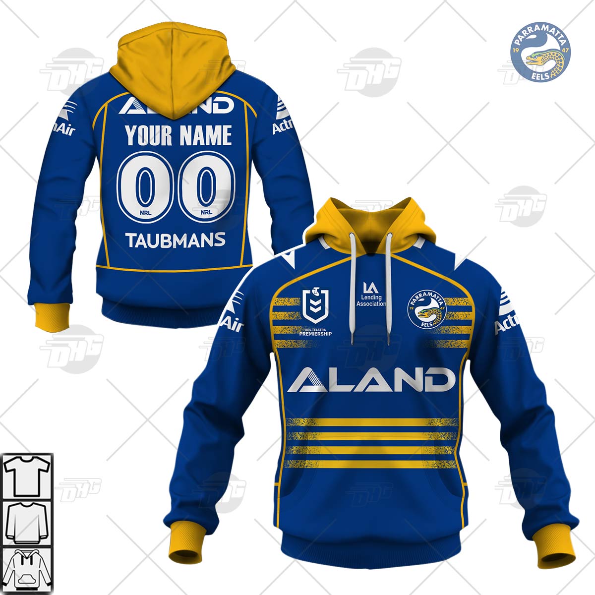Personalised NRL Parramatta Eels 2023 Home - Famjoys Personalised NRL Parramatta Eels 2023 Home - Famjoys