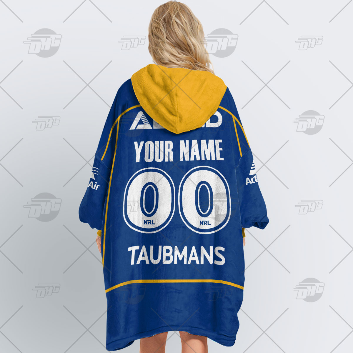 Personalised NRL Parramatta Eels Oodie 2023 Home - Famjoys Personalised NRL Parramatta Eels Oodie 2023 Home - Famjoys