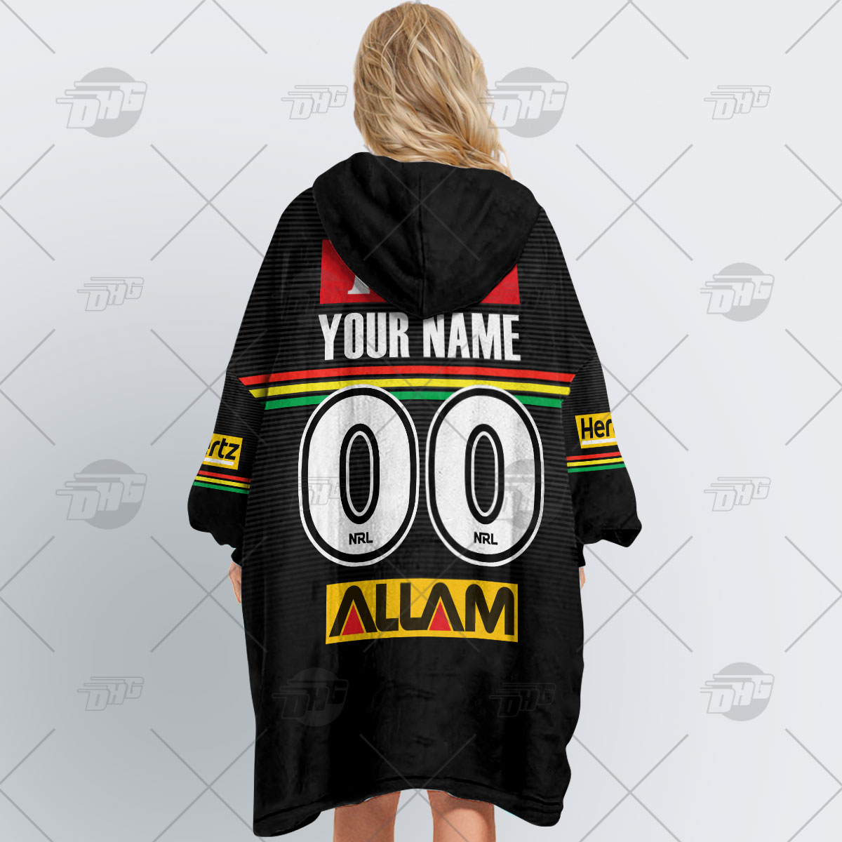 Personalised NRL Penrith Panthers Oodie 2023 Home - Famjoys Personalised NRL Penrith Panthers Oodie 2023 Home - Famjoys