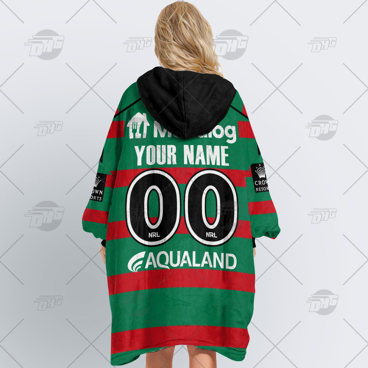 Personalised NRL South Sydney Rabbitohs Oodie 2023 Home - Famjoys Personalised NRL South Sydney Rabbitohs Oodie 2023 Home - Famjoys