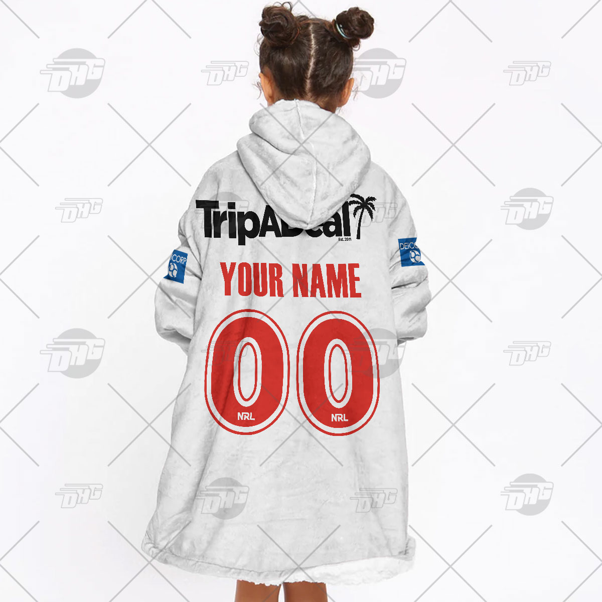 Personalised NRL St George Illawarra Dragons Oodie 2023 Home - Famjoys Personalised NRL St George Illawarra Dragons Oodie 2023 Home - Famjoys