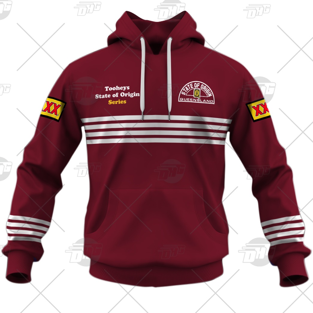Personalised NRL State of Origin QUEENSLAND MAROON Vintage 1991 Heritage Collection - Famjoys Personalised NRL State of Origin QUEENSLAND MAROON Vintage 1991 Heritage Collection - Famjoys