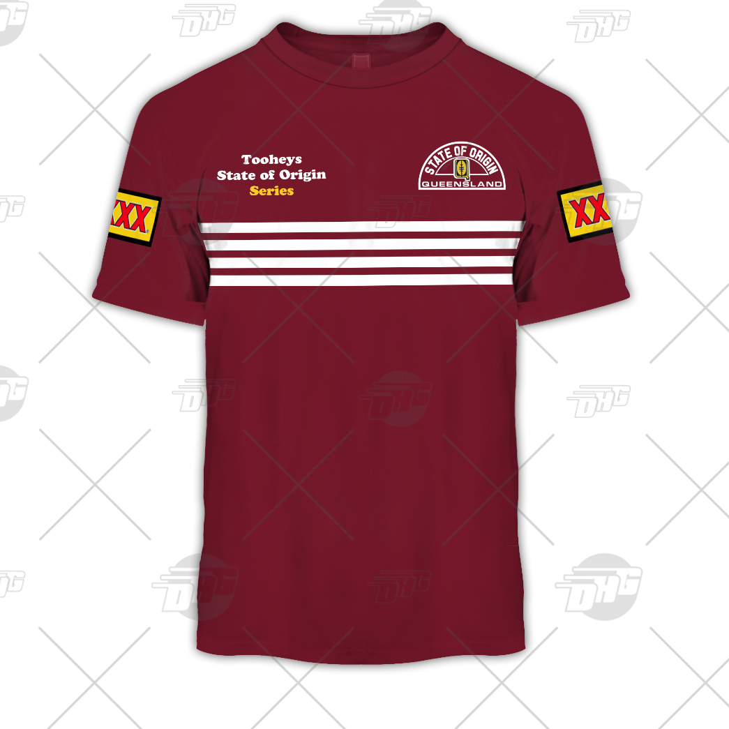 Personalised NRL State of Origin QUEENSLAND MAROON Vintage 1991 Heritage Collection - Famjoys Personalised NRL State of Origin QUEENSLAND MAROON Vintage 1991 Heritage Collection - Famjoys