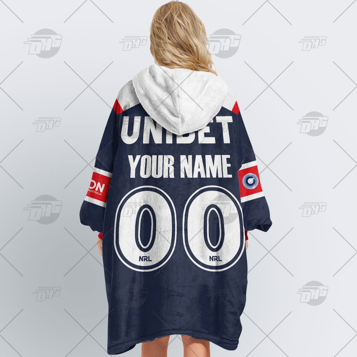 Personalised NRL Sydney Roosters Oodie 2023 Home - Famjoys Personalised NRL Sydney Roosters Oodie 2023 Home - Famjoys