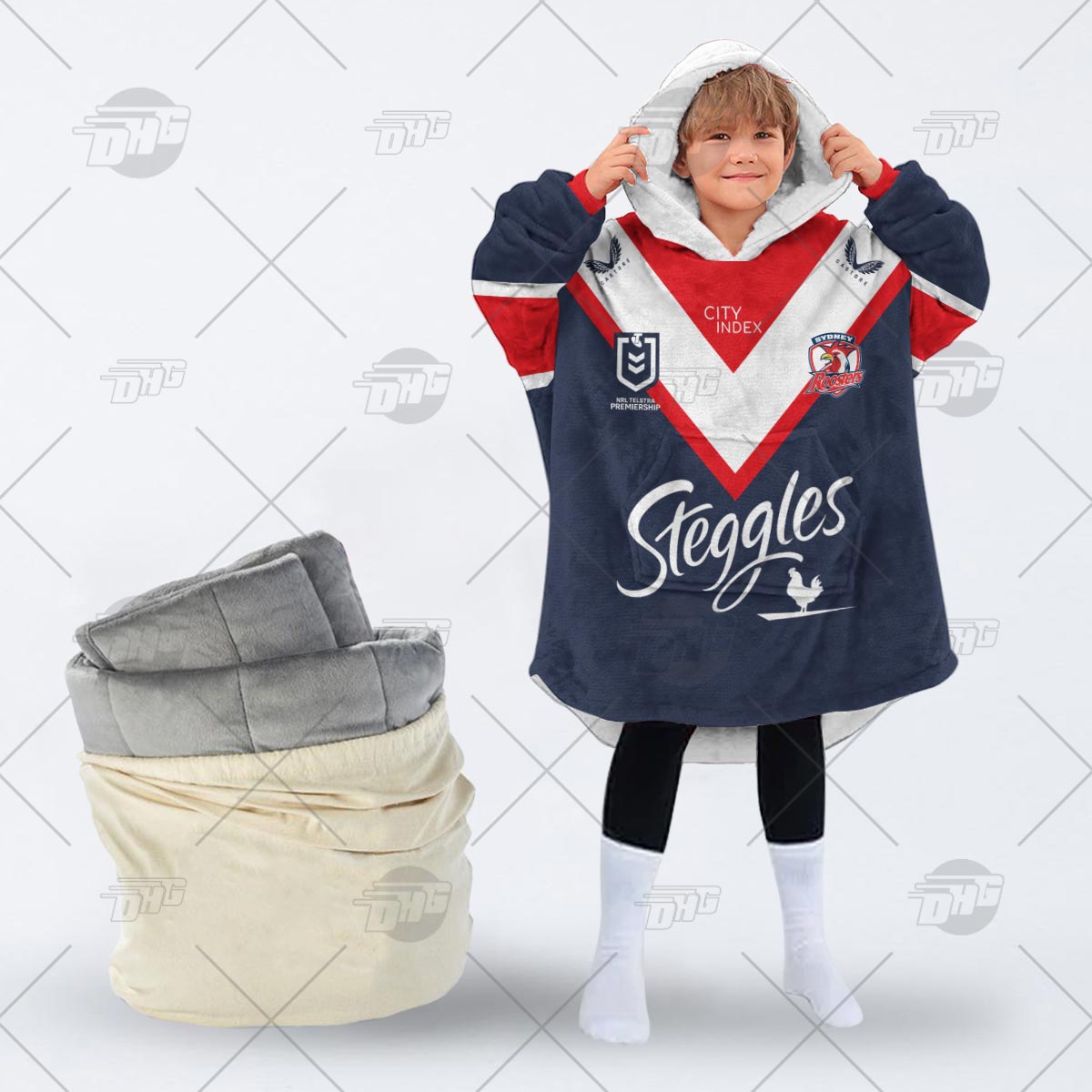 Personalised NRL Sydney Roosters Oodie 2023 Home - Famjoys Personalised NRL Sydney Roosters Oodie 2023 Home - Famjoys