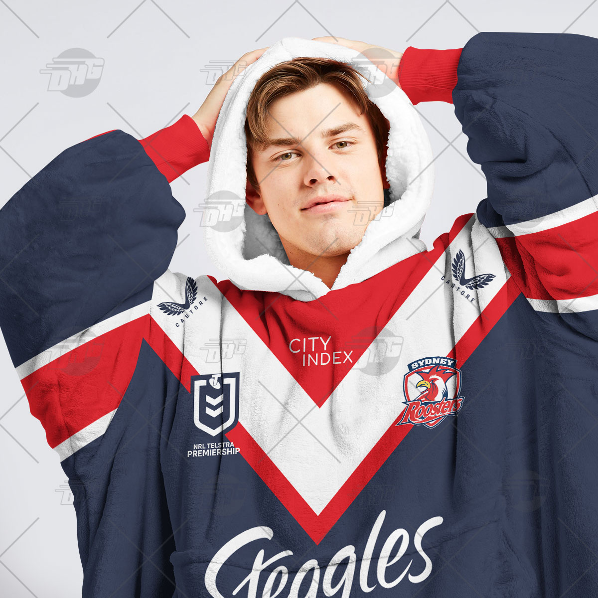 Personalised NRL Sydney Roosters Oodie 2023 Home - Famjoys Personalised NRL Sydney Roosters Oodie 2023 Home - Famjoys