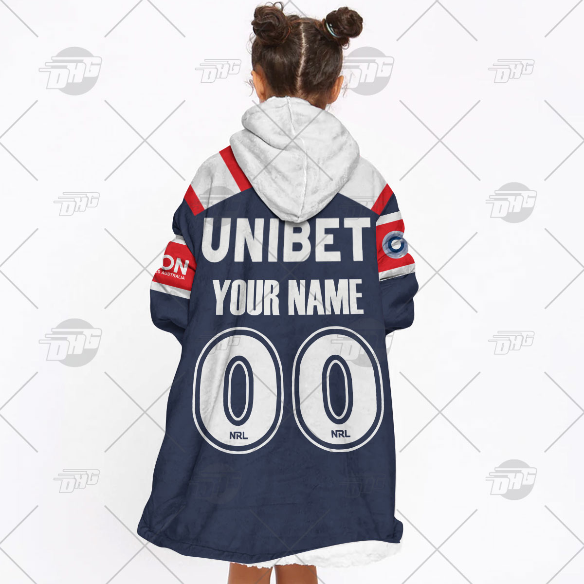 Personalised NRL Sydney Roosters Oodie 2023 Home - Famjoys Personalised NRL Sydney Roosters Oodie 2023 Home - Famjoys