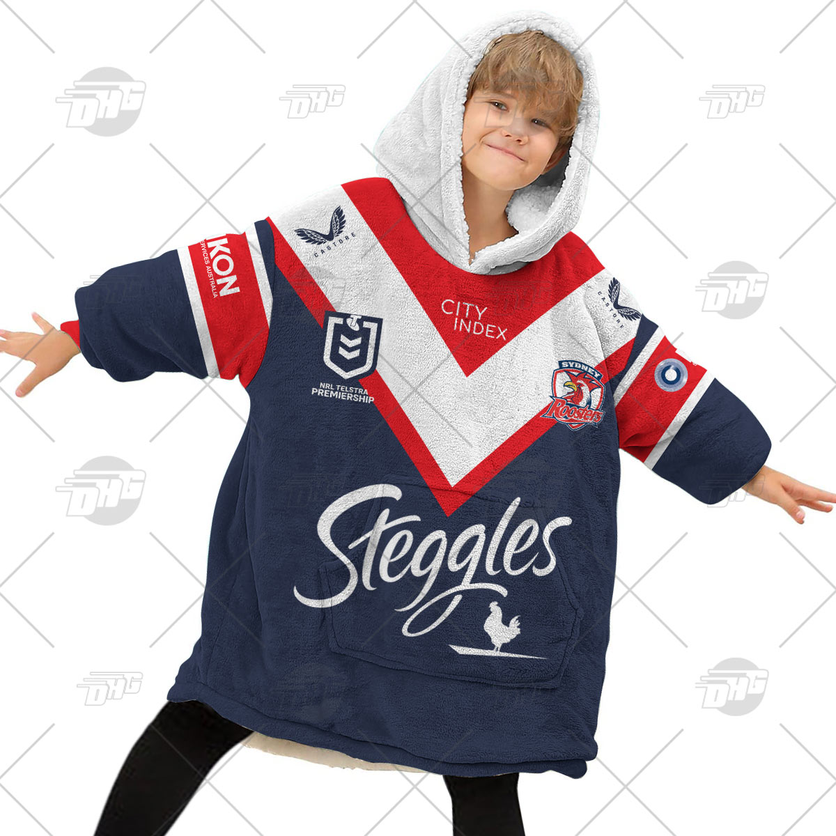 Personalised NRL Sydney Roosters Oodie 2023 Home - Famjoys Personalised NRL Sydney Roosters Oodie 2023 Home - Famjoys