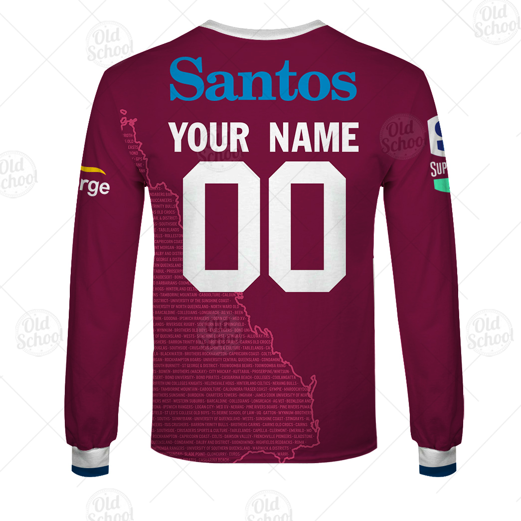 Personalised Super Rugby QUEENSLAND REDS Home - Famjoys Personalised Super Rugby QUEENSLAND REDS Home - Famjoys