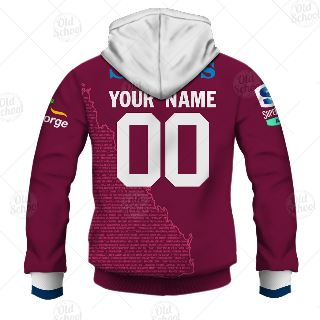 Personalised Super Rugby QUEENSLAND REDS Home - Famjoys Personalised Super Rugby QUEENSLAND REDS Home - Famjoys