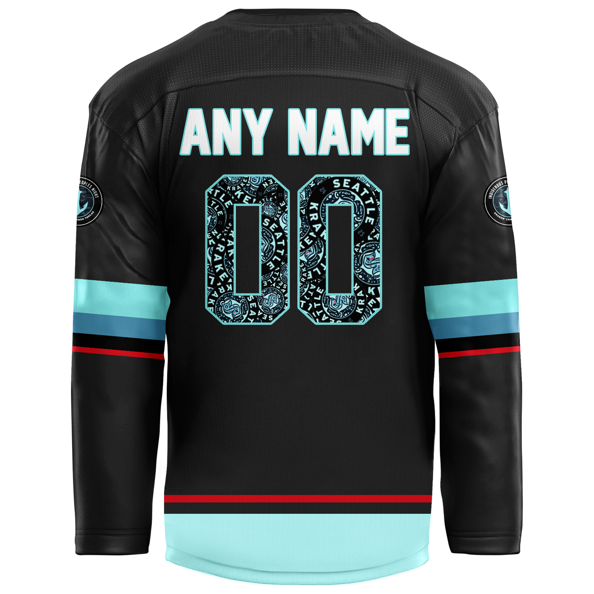 Personalization Seattle Kraken Indigenous Peoples Night Jersey - Famjoys Personalization Seattle Kraken Indigenous Peoples Night Jersey - Famjoys