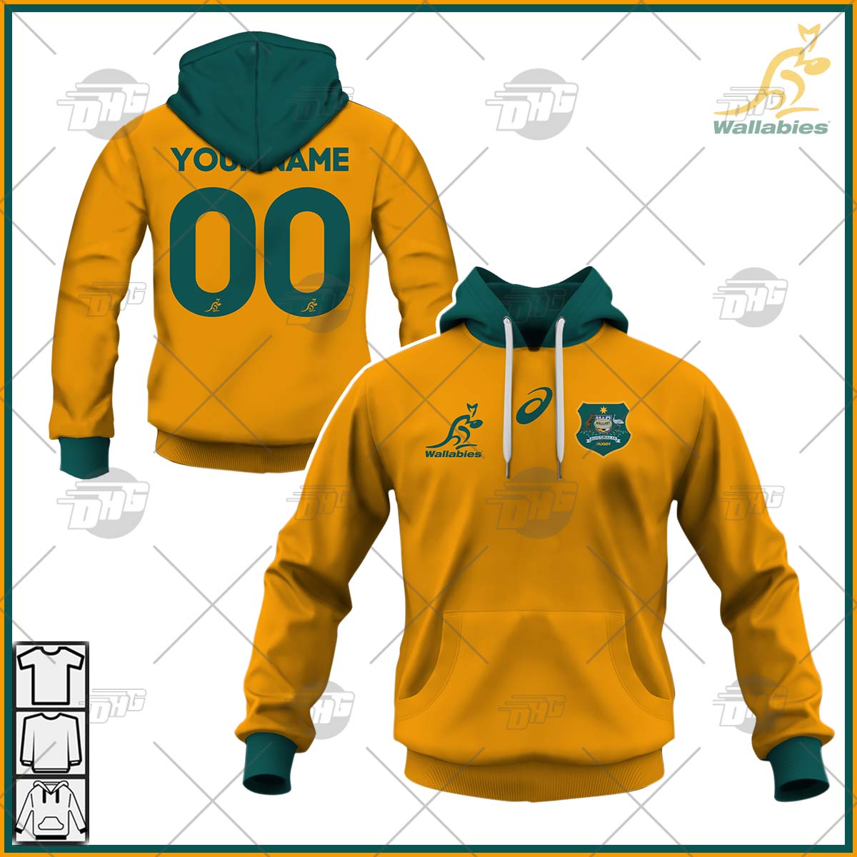 Personalize Australian Wallabies 2022 2023 Home - Famjoys Personalize Australian Wallabies 2022 2023 Home - Famjoys