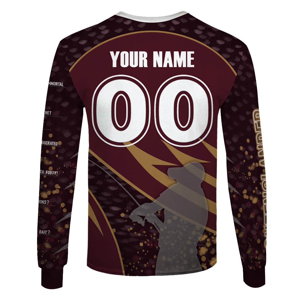 Personalize QLD MAROONS State of Origin Series 2020 Fishing Hoodie - Famjoys Personalize QLD MAROONS State of Origin Series 2020 Fishing Hoodie - Famjoys