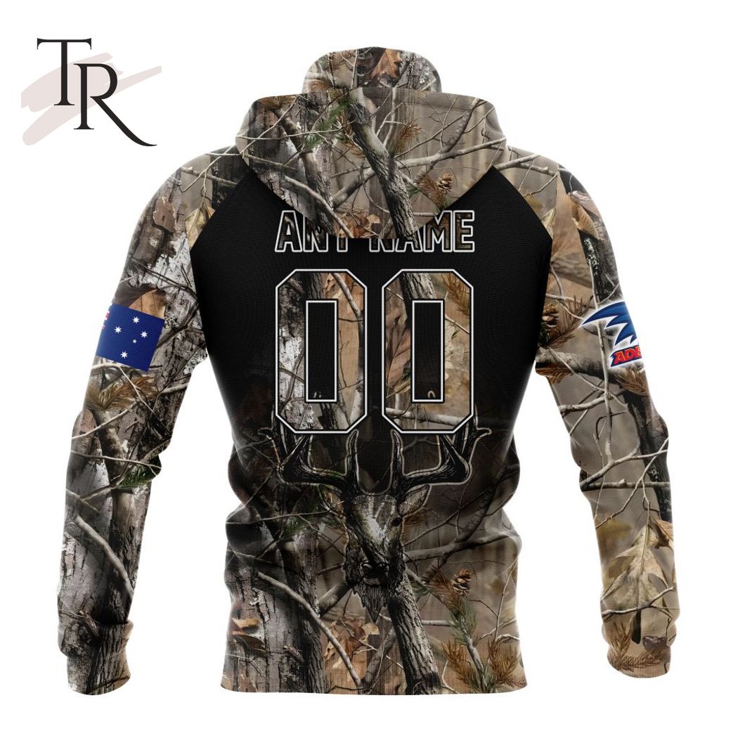 Personalized AFL Adelaide Crows Special Camo Realtree Hunting Hoodie 3D - Famjoys Personalized AFL Adelaide Crows Special Camo Realtree Hunting Hoodie 3D - Famjoys
