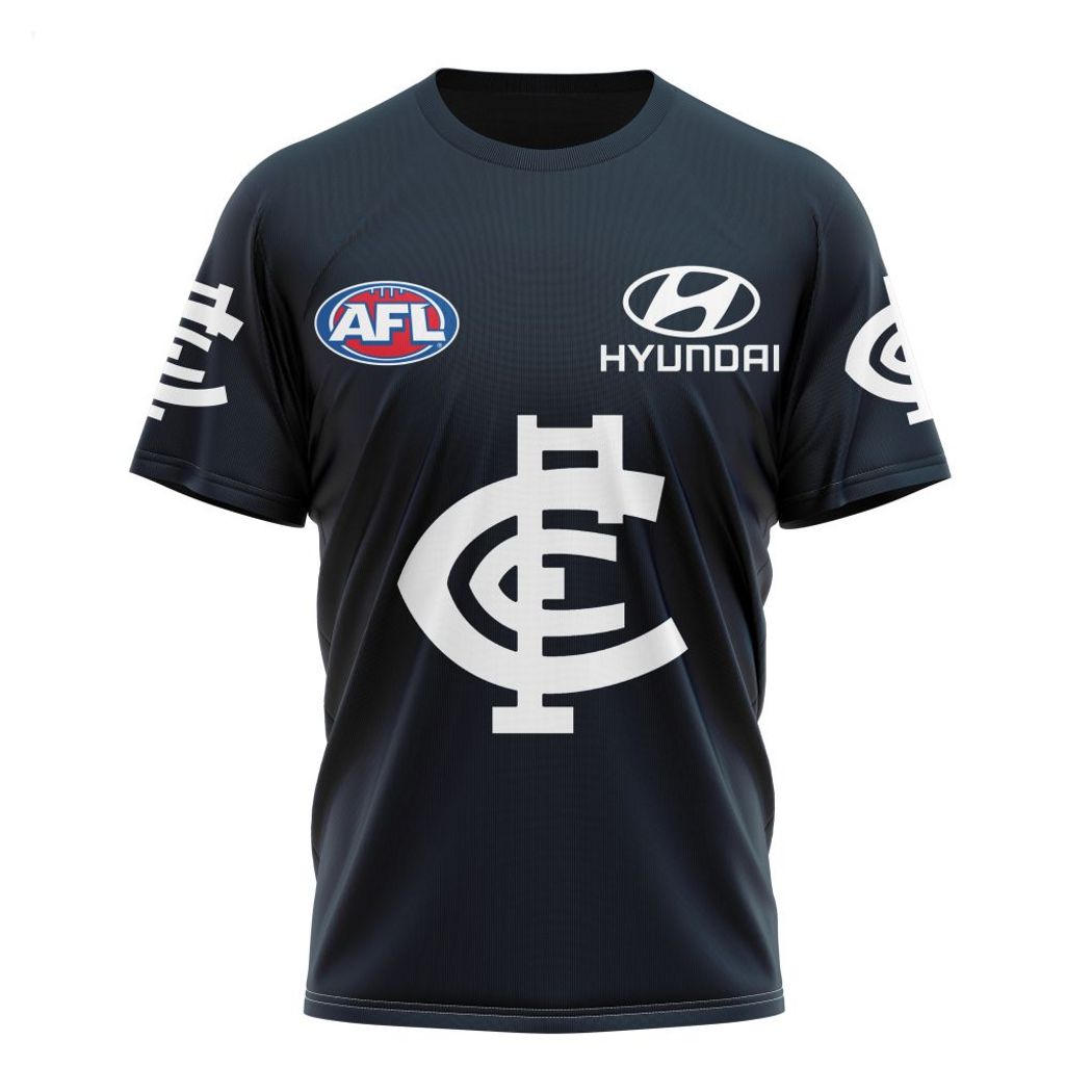 Personalized AFL Carlton Football Club Home Kits 2023 T-Shirt - Famjoys Personalized AFL Carlton Football Club Home Kits 2023 T-Shirt - Famjoys