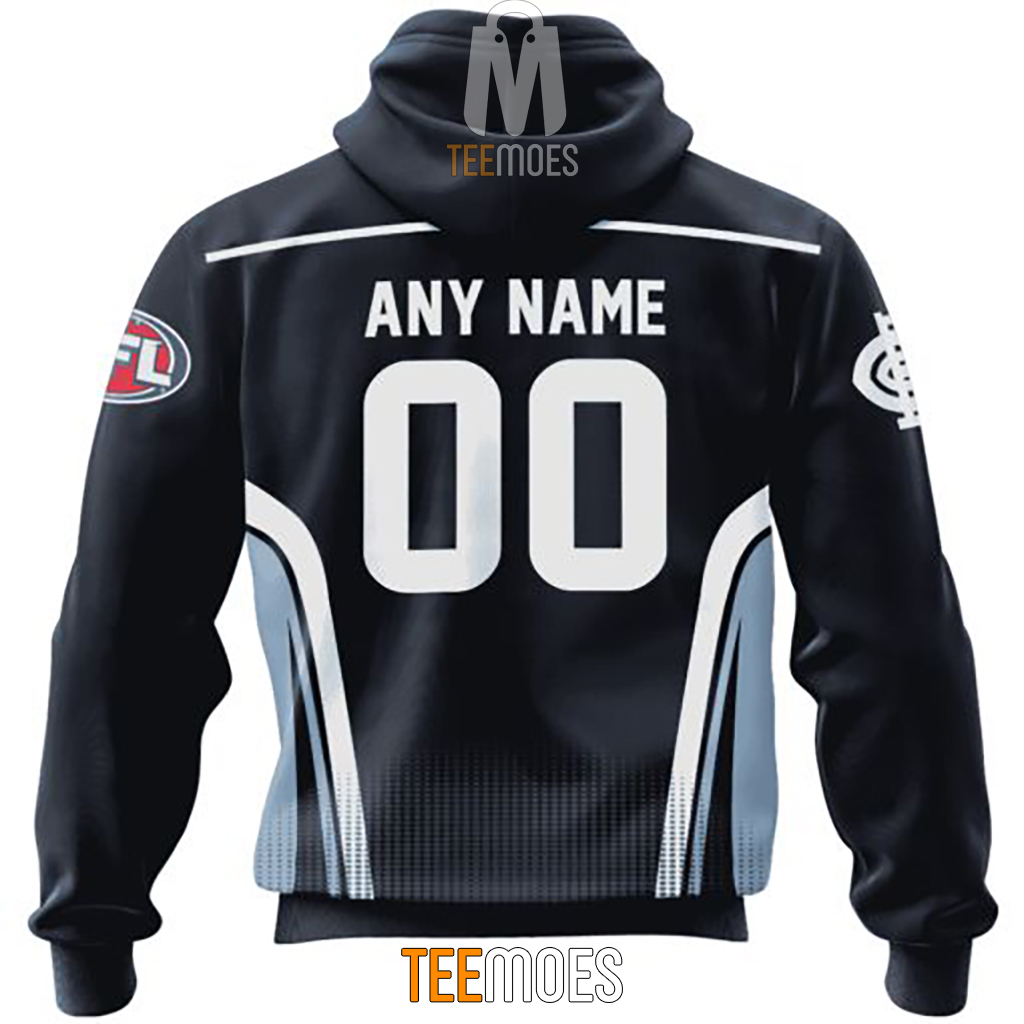 Personalized AFL Carlton Football Club Special Sideline Design Unisex Hoodie - Famjoys Personalized AFL Carlton Football Club Special Sideline Design Unisex Hoodie - Famjoys