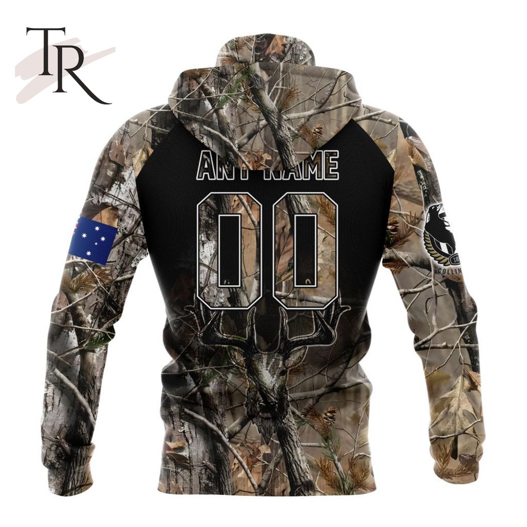 Personalized AFL Collingwood Football Club Special Camo Realtree Hunting Hoodie 3D - Famjoys Personalized AFL Collingwood Football Club Special Camo Realtree Hunting Hoodie 3D - Famjoys