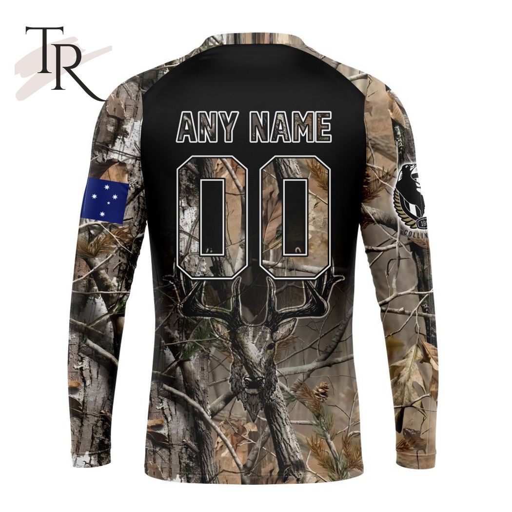 Personalized AFL Collingwood Football Club Special Camo Realtree Hunting Hoodie 3D - Famjoys Personalized AFL Collingwood Football Club Special Camo Realtree Hunting Hoodie 3D - Famjoys