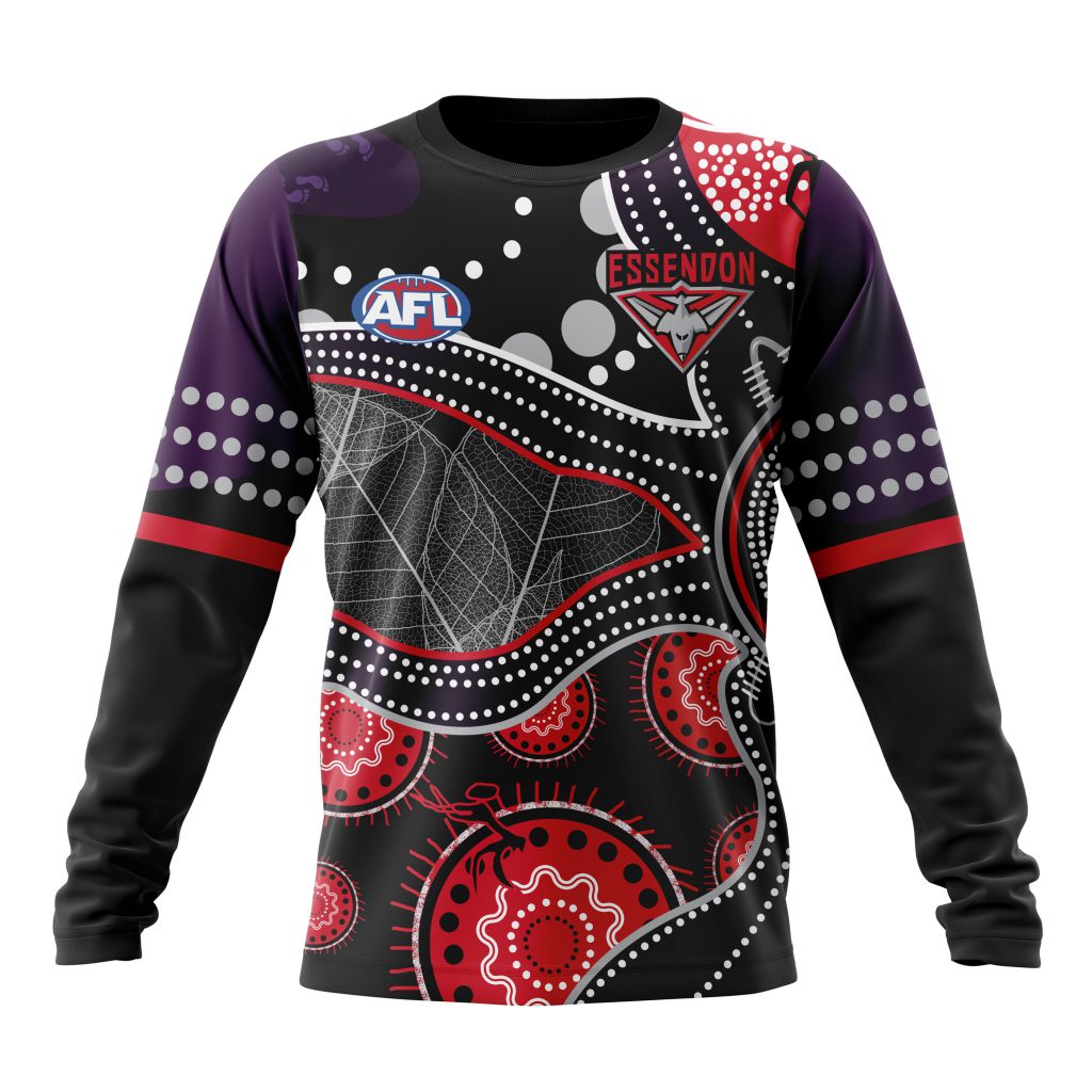 Personalized AFL Essendon Football Club Specialized Indigenous Concepts Unisex Tshirt - Famjoys Personalized AFL Essendon Football Club Specialized Indigenous Concepts Unisex Tshirt - Famjoys