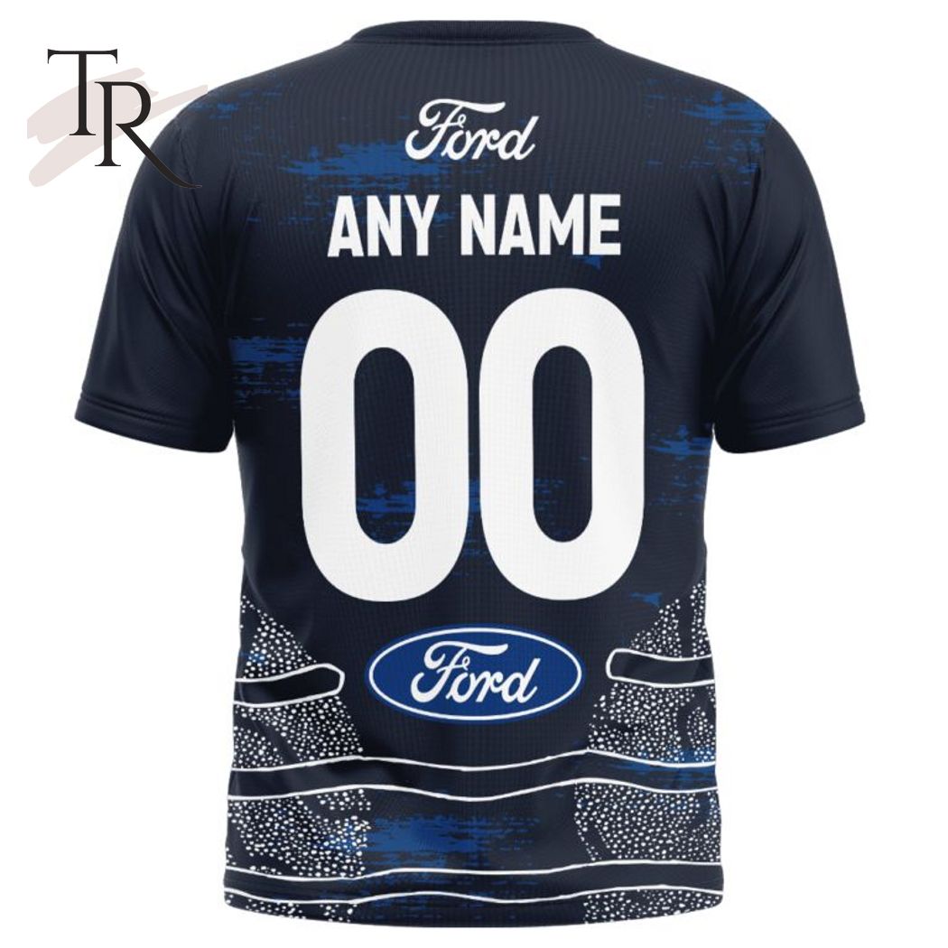 Personalized AFL Geelong Cats Special Indigenous Design Hoodie 3D - Famjoys Personalized AFL Geelong Cats Special Indigenous Design Hoodie 3D - Famjoys