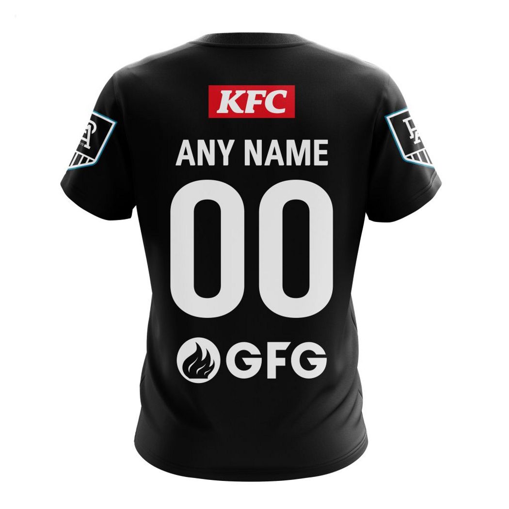 Personalized AFL Port Adelaide Football Club Home Kits 2023 T-Shirt - Famjoys Personalized AFL Port Adelaide Football Club Home Kits 2023 T-Shirt - Famjoys