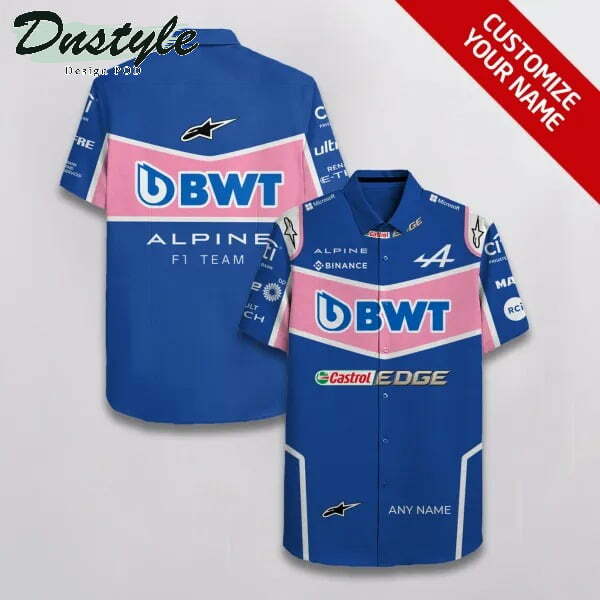 Personalized Alpine F1 Team Hawaiian Shirt