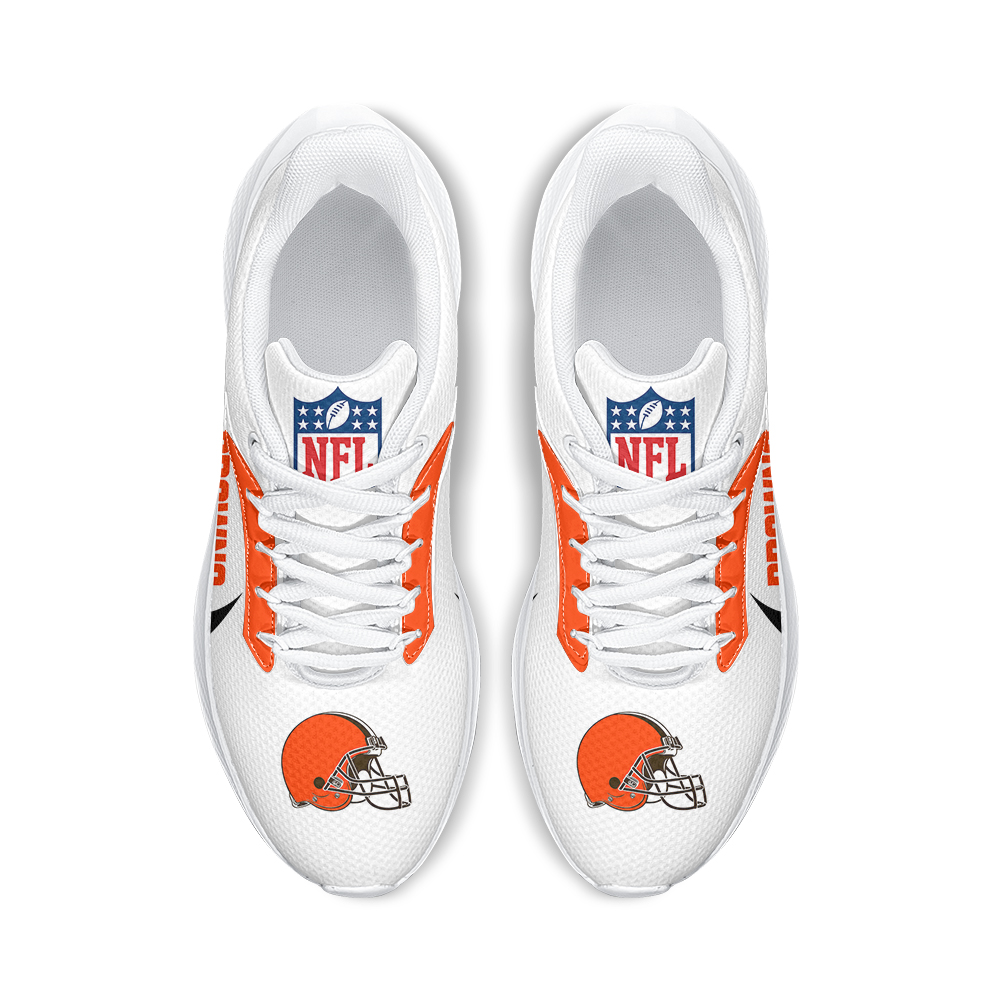 Personalized Cleveland Browns Running Sneakers - Famjoys Personalized Cleveland Browns Running Sneakers - Famjoys