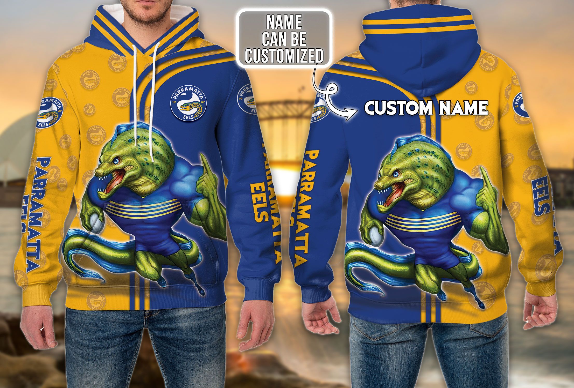Personalized Custom Name Parramatta Eels Nrl 3D All Over Print Zip Up Hoodie Option - Famjoys Personalized Custom Name Parramatta Eels Nrl 3D All Over Print Zip Up Hoodie Option - Famjoys