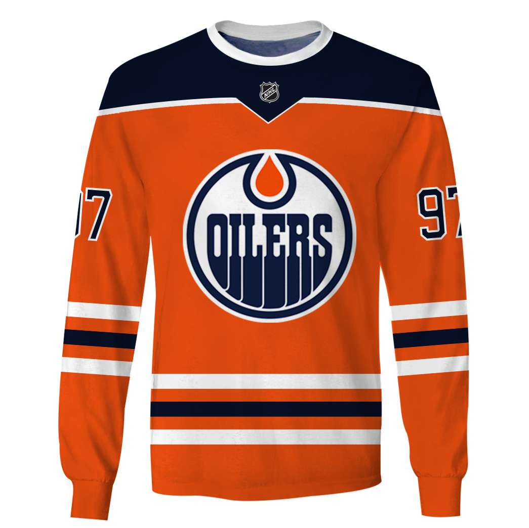 Personalized Edmonton Oilers Hoodie 3d - Famjoys Personalized Edmonton Oilers Hoodie 3d - Famjoys