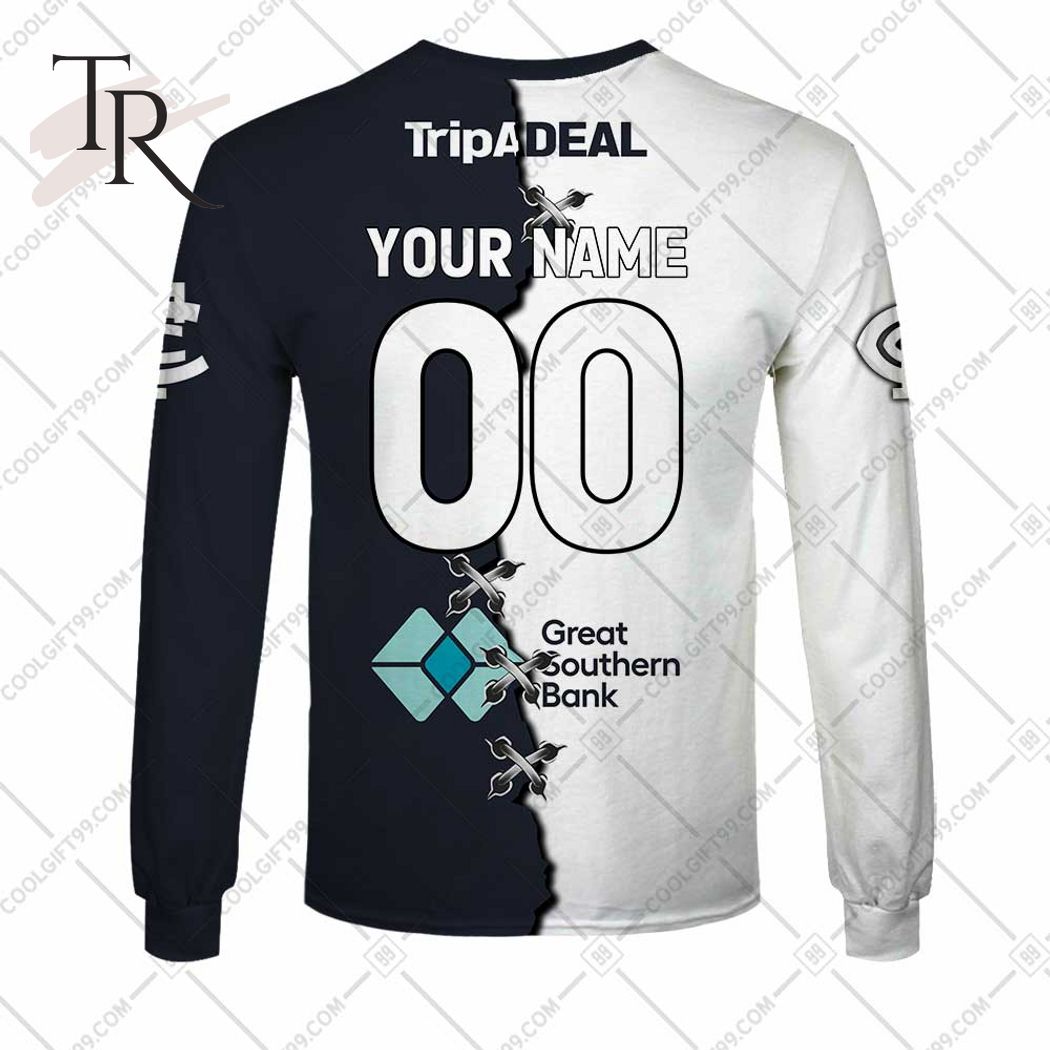 Personalized Guernsey Mix V2 AFL Carlton Blues Hoodie 3D - Famjoys Personalized Guernsey Mix V2 AFL Carlton Blues Hoodie 3D - Famjoys