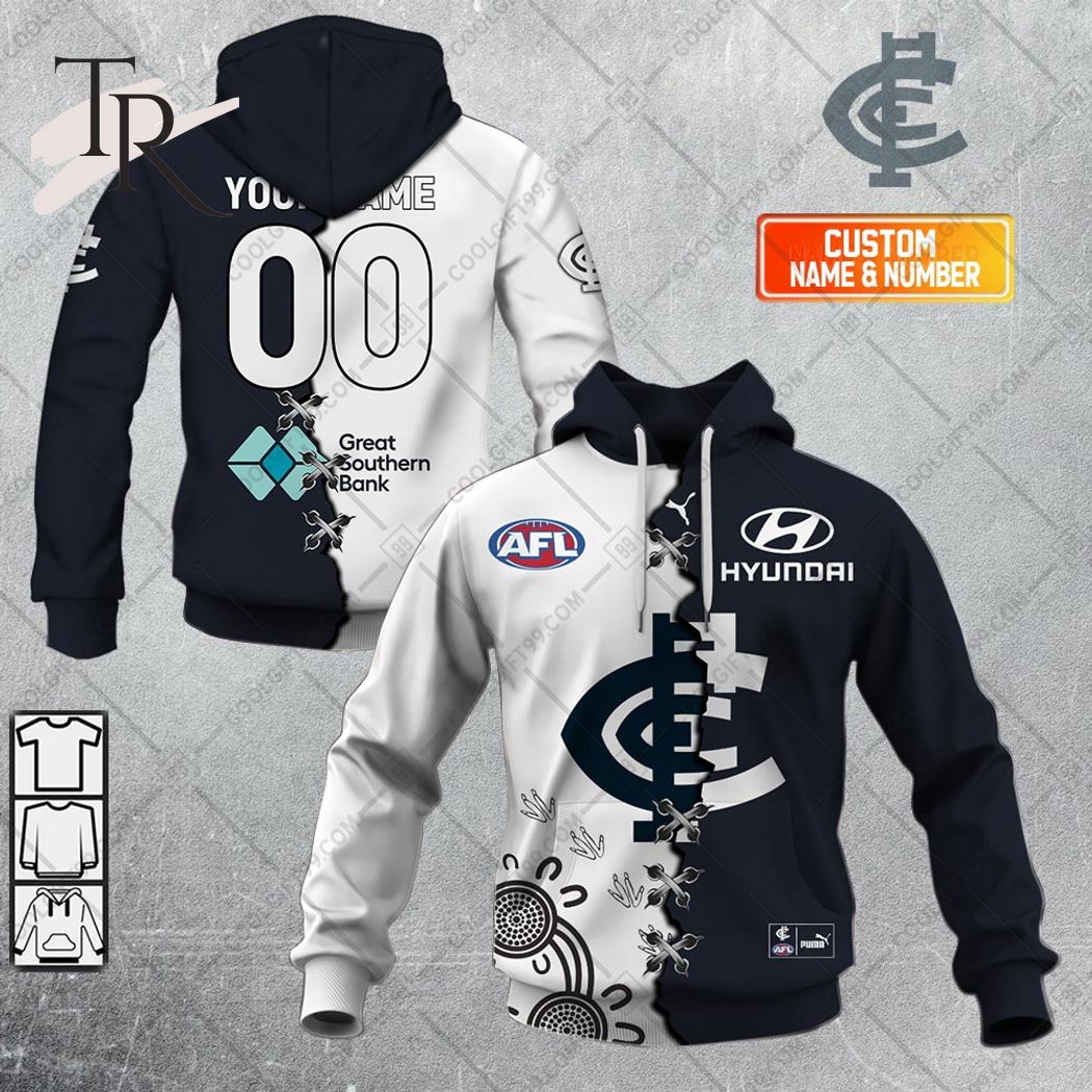 Personalized Guernsey Mix V2 AFL Carlton Blues Hoodie 3D - Famjoys Personalized Guernsey Mix V2 AFL Carlton Blues Hoodie 3D - Famjoys