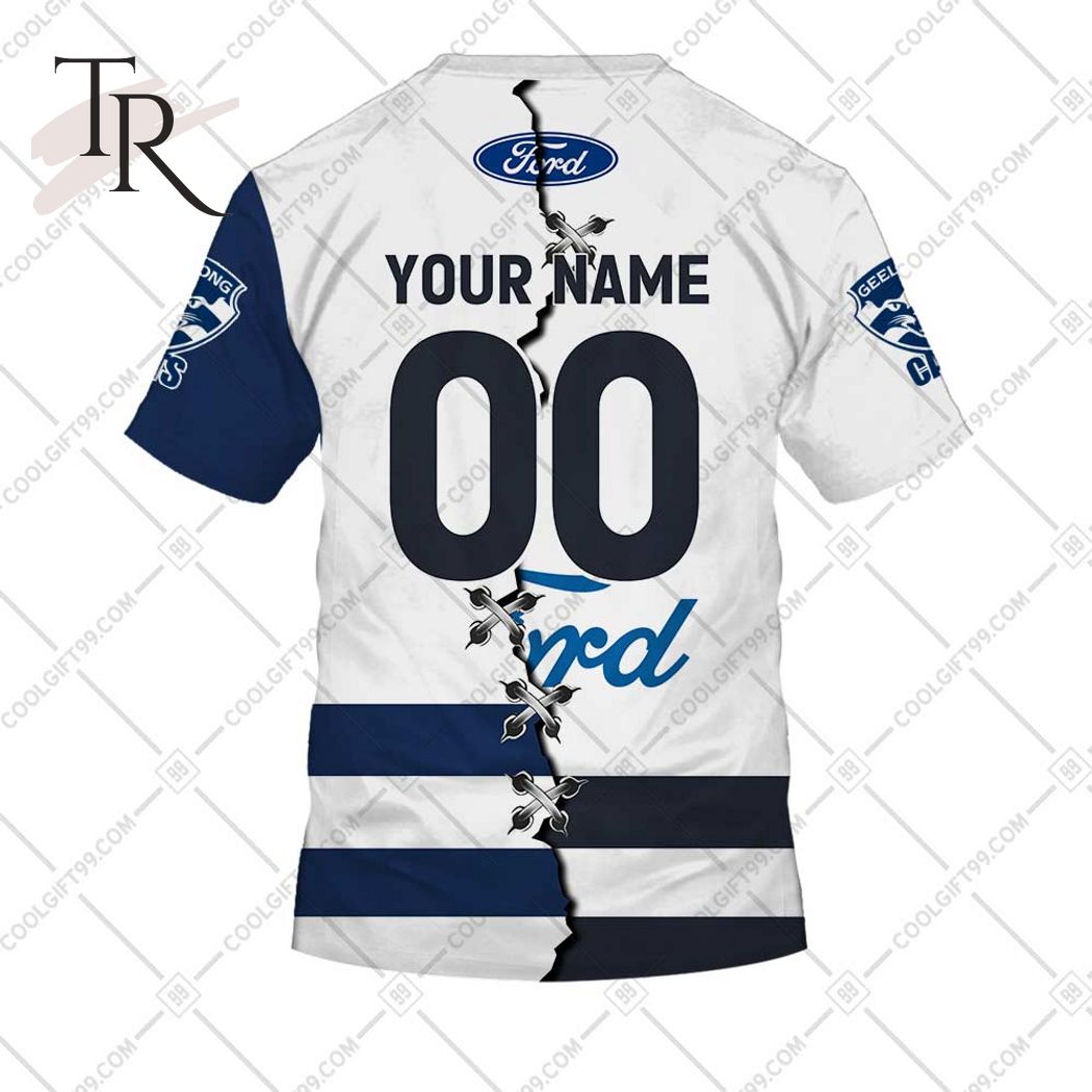 Personalized Guernsey Mix V2 AFL Geelong Cats Hoodie 3D - Famjoys Personalized Guernsey Mix V2 AFL Geelong Cats Hoodie 3D - Famjoys