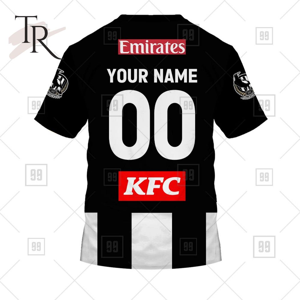 Personalized Home Guernsey 2023 AFL Collingwood Magpies Hoodie - Famjoys Personalized Home Guernsey 2023 AFL Collingwood Magpies Hoodie - Famjoys