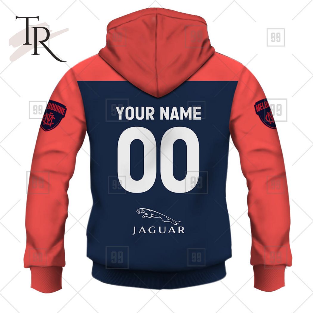 Personalized Home Guernsey 2023 AFL Melbourne Demons Hoodie - Famjoys Personalized Home Guernsey 2023 AFL Melbourne Demons Hoodie - Famjoys